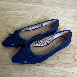 Franco Sarto navy flats